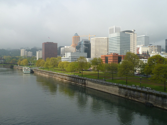 Portland waterfront - fog