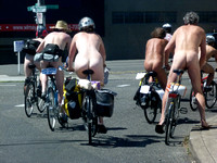Butt Crack Beauties - Naked Bike Ride Portland